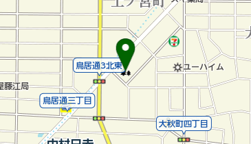 第四十八号豊臣ひろば緑地の地図画像