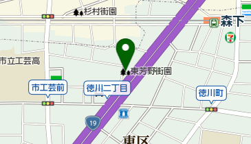 東芳野街園の地図画像