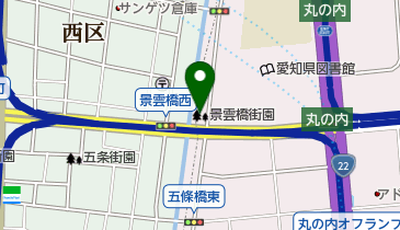 景雲橋街園の地図画像