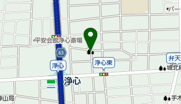 弁天通北街園の地図画像