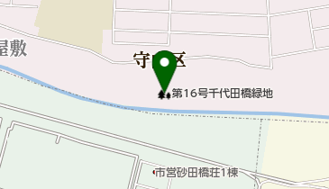 第16号千代田橋緑地の地図画像