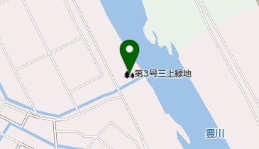 第3号三上緑地の地図画像
