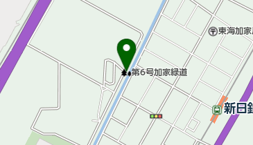 第6号加家緑道の地図画像