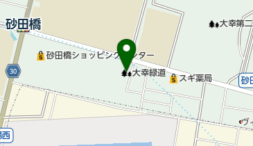 大幸緑道の地図画像