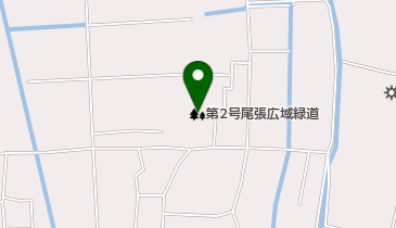 第2号尾張広域緑道の地図画像