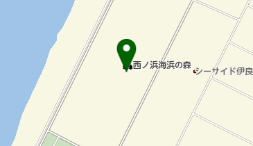 西ノ浜海浜の森の地図画像
