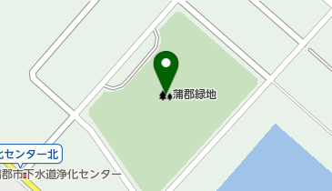 蒲郡緑地の地図画像