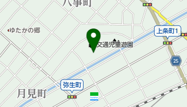 春日井市交通児童遊園の地図画像