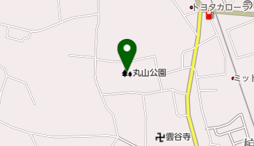 丸山公園の地図画像