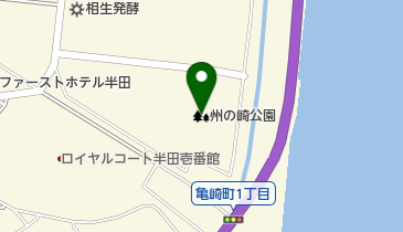 州の崎公園の地図画像