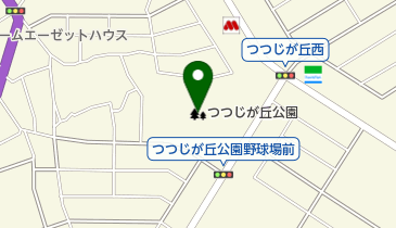 つつじが丘公園の地図画像