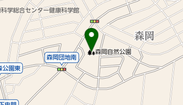 森岡自然公園の地図画像