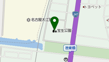 宝生公園の地図画像