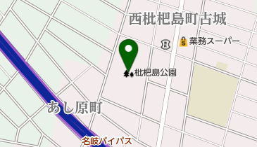 枇杷島公園の地図画像