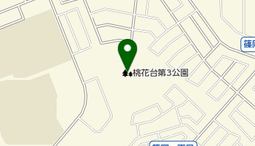 桃花台第3公園の地図画像