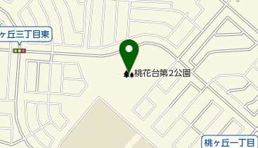 桃花台第2公園の地図画像