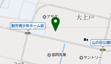 山の田公園の地図画像