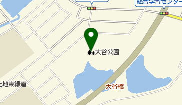 大谷公園の地図画像