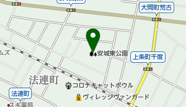 安城東公園の地図画像