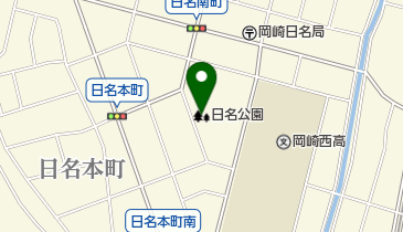 日名公園の地図画像