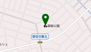 御嶽公園の地図画像