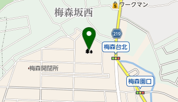 梅森台公園の地図画像