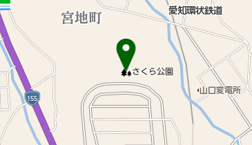 さくら公園の地図画像