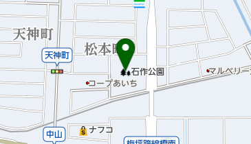 石作公園の地図画像