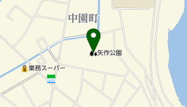 矢作公園の地図画像