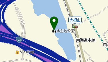 水主池公園の地図画像