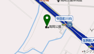 高岡公園の地図画像