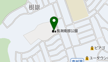 長湫南部公園の地図画像