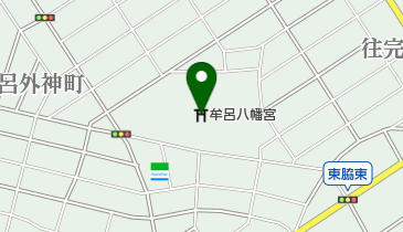 牟呂八幡宮の地図画像