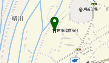 市原稲荷神社の地図画像