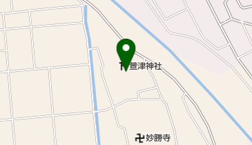 萱津神社の地図画像
