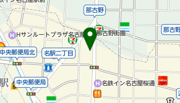 インフィニート名古屋の地図画像