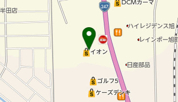 イオン半田店の地図画像
