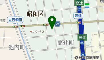 レクサスCPO昭和の地図画像