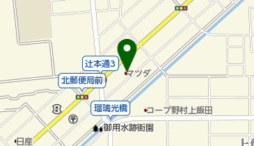 東海マツダ販売北店の地図画像