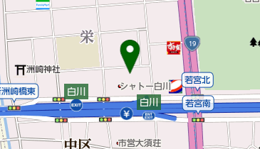 ジャパンレンタカー御園の地図画像