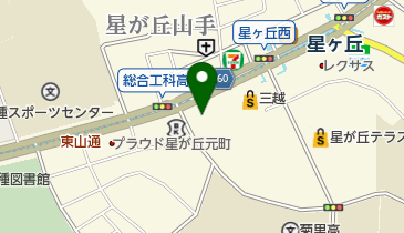 ジャパンレンタカー星ヶ丘の地図画像