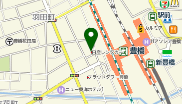 駅レンタカー豊橋営業所の地図画像