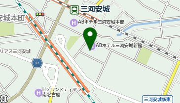 駅レンタカー三河安城営業所の地図画像