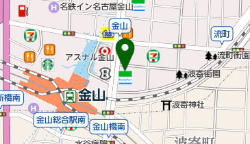 アニメイト金山の地図画像