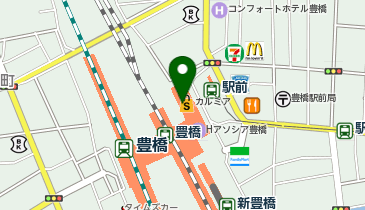 アニメイト豊橋の地図画像