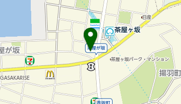 快活CLUB茶屋が坂駅前店の地図画像