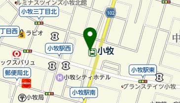 セントラルフィットネスクラブ小牧の地図画像