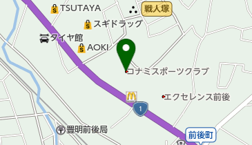 コナミスポーツクラブ豊明の地図画像