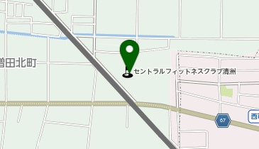 セントラルフィットネスクラブ清洲の地図画像