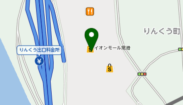エニタイムフィットネスイオンモール常滑店の地図画像
